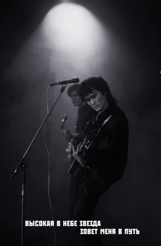 Notizbuch Viktor Tsoi und die Gruppe Kino. Meine Seriennummer - auf dem Ärmel