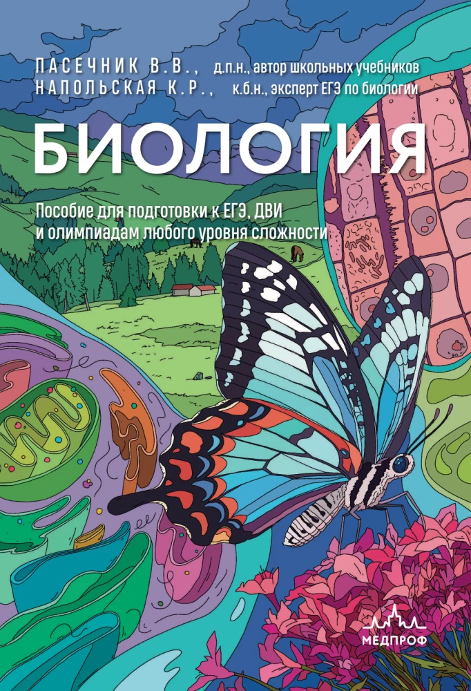 Przygotowanie do EGZ z biologii. Zestaw z 2 książek Kseni Napolskiej