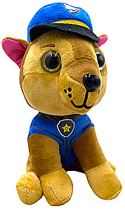 Miękka zabawka - Psi Patrol. Chase, 20 cm, na zawieszce