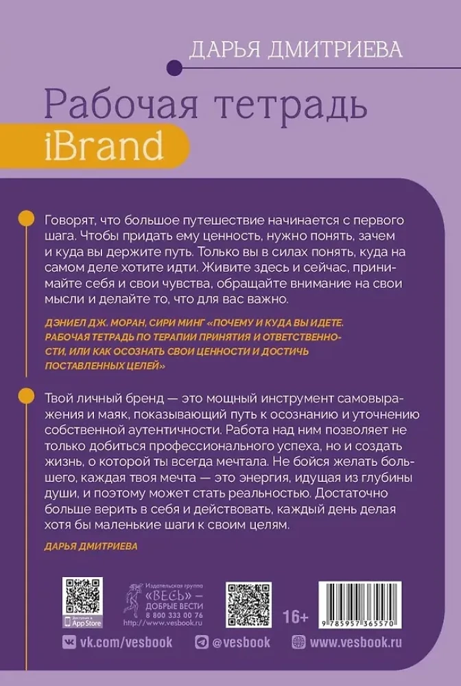 Рабочая тетрадь iBrand, или как обрести силу через построение личного бренда