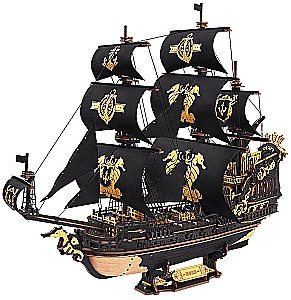 3D assembled miniature ROBOTIME - The Seahorse Barque, 603 pieces