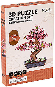 3D assembly miniature ROBOTIME - Sakura Bonsai, 263 parts