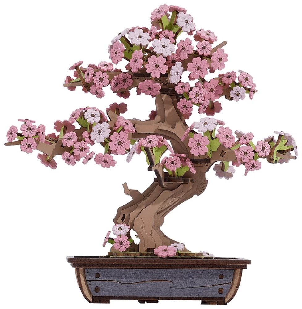 3D assembly miniature ROBOTIME - Sakura Bonsai, 263 parts