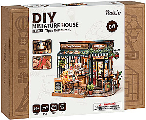 3D-Bausatz Miniatur ROBOTIME - Tipsy Restaurant, 296 Teile