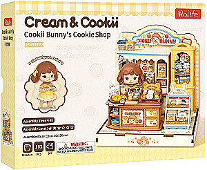 3D-Bausatz Miniatur ROBOTIME - Cookii Bunnys Cookie Shop, 182 Teile