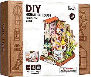 3D-Bausatz Miniatur ROBOTIME - Fancy Tea Yard, 112 Teile