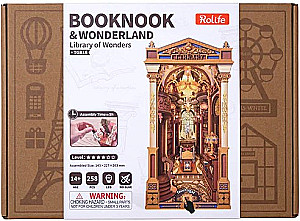 3D-Bausatz Miniatur ROBOTIME - Bibliothek der Wunder, 258 Teile