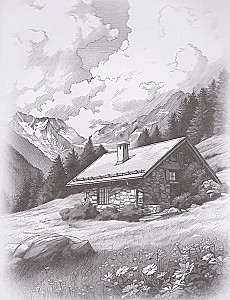 Meine Skizzen. Landschaften. 15 Skizzen zum Schattieren