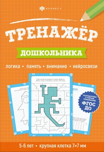 Тренажёр дошкольника. Логика, память, внимание, нейросвязи. 5-6 лет