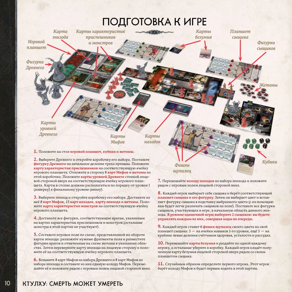 Настольная игра - Ктулху. Смерть может умереть