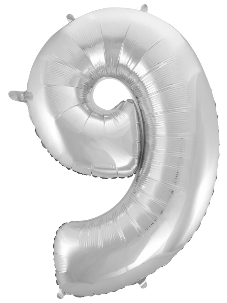 Fooliumballoon - Number 9, 92cm