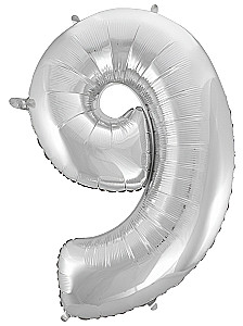 Fooliumballoon - Number 9, 92cm