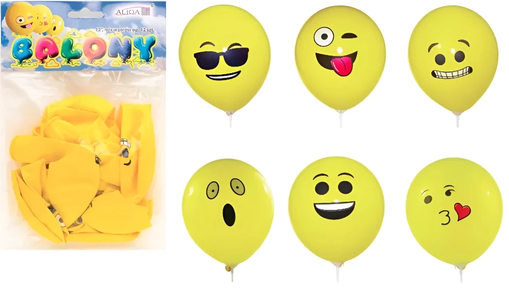 Gaisa balons - Emodži, latekss 1gb.