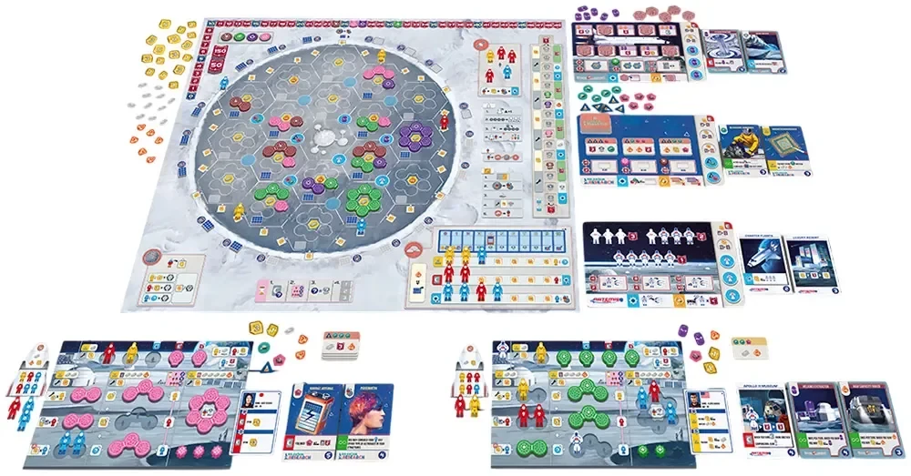 Brettspiel - Shackleton Basis. Reise zum Mond