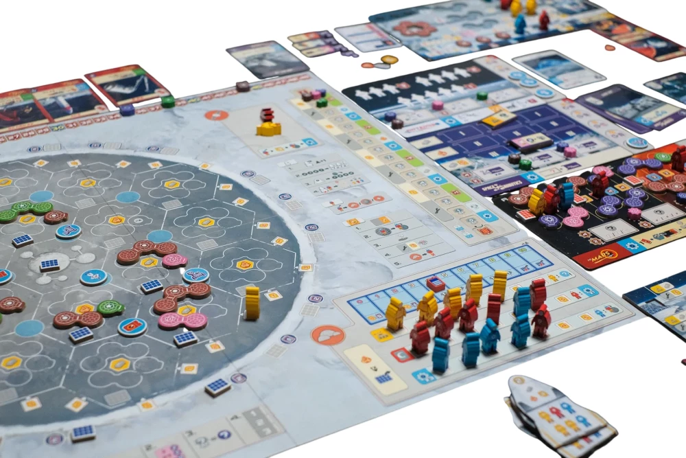 Brettspiel - Shackleton Basis. Reise zum Mond