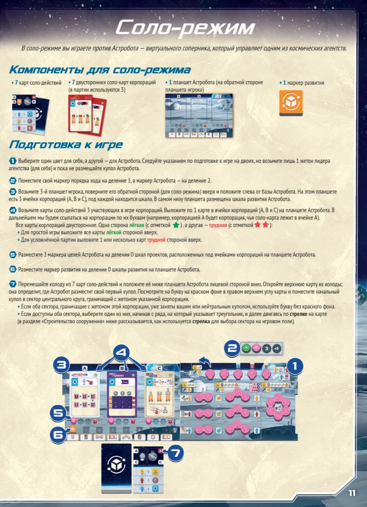 Brettspiel - Shackleton Basis. Reise zum Mond
