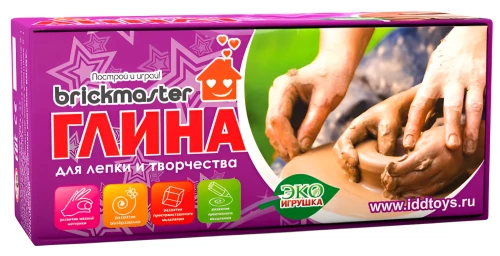 Глина для лепки, голубая