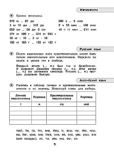Vasaros užduotys. Matematika, rusų kalba, anglų kalba. Pereiname į 4-ą klasę