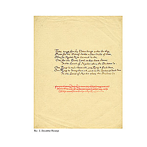 Illustrationen und Skizzen von J. R. R. Tolkien zu "Der Herr der Ringe"