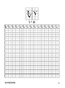 Japanisch. Hiragana und Katakana