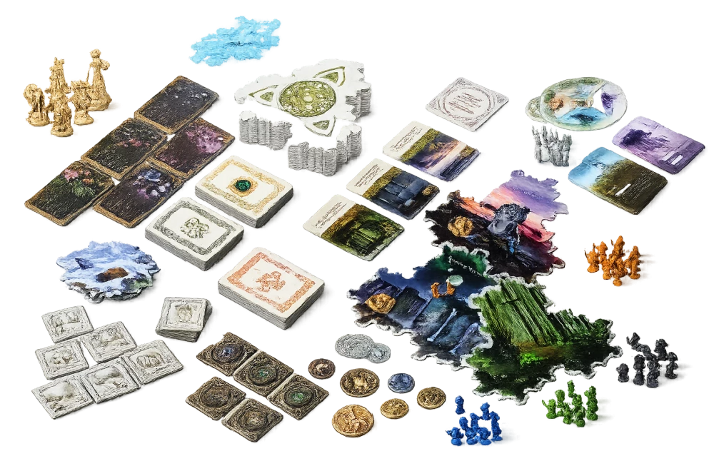 Настольная игра - Иниш. Сезоны. Немед. Легендарное издание (Базовая игра + 2 дополнения)