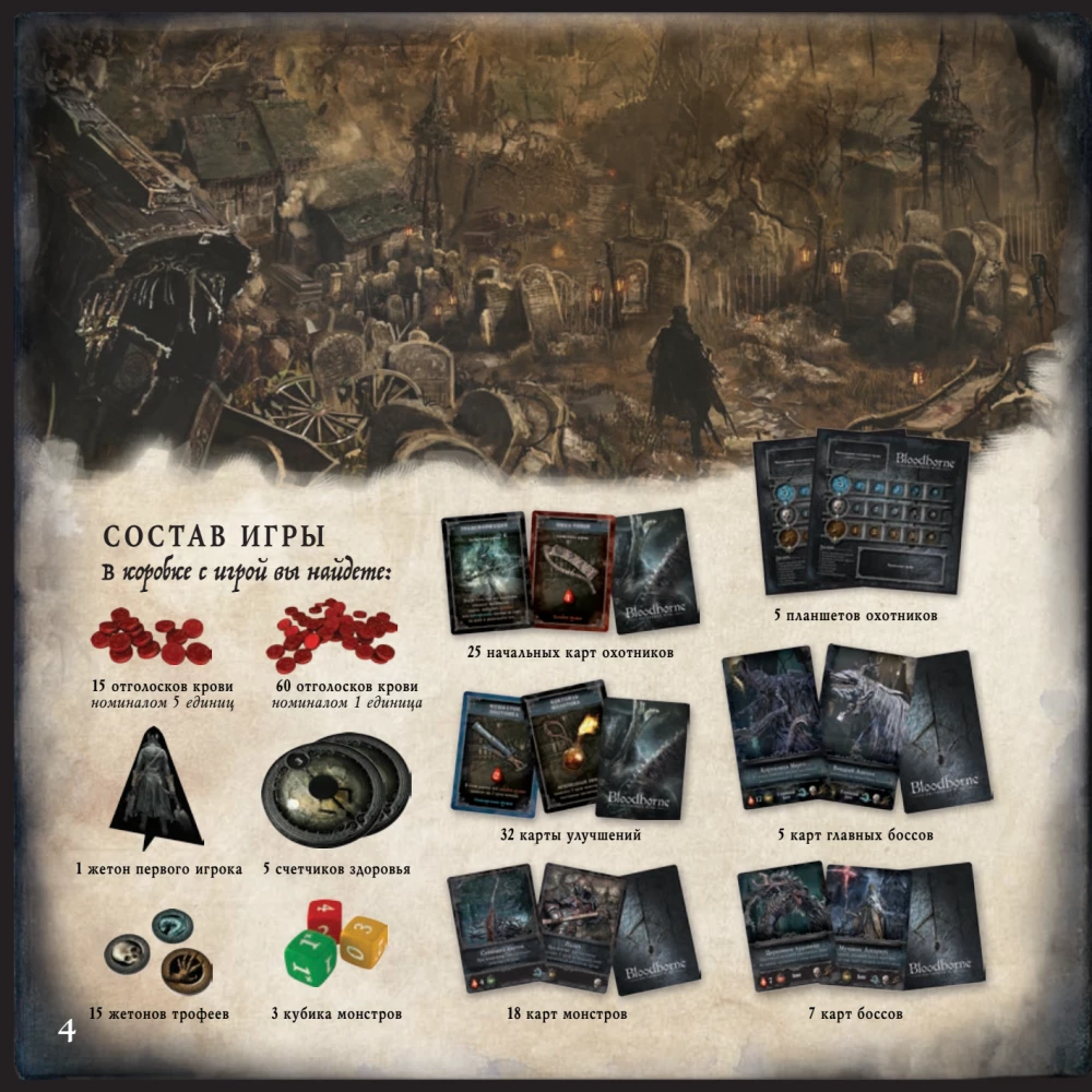 Настольная игра - Bloodborne. Порождение крови