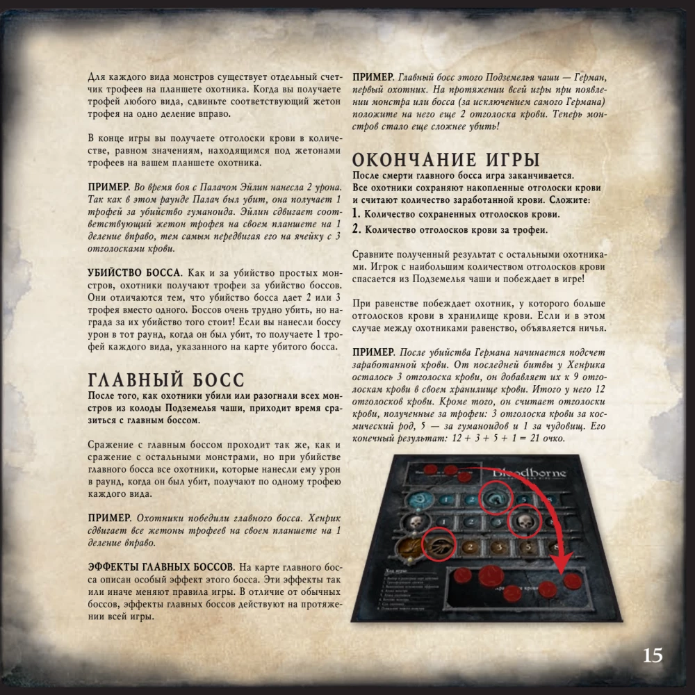 Настольная игра - Bloodborne. Порождение крови