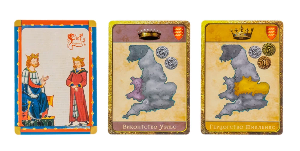 Настольная игра - Fief England. Фьефы Англии