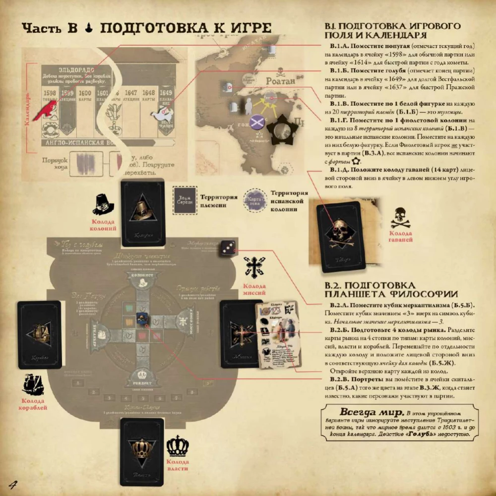Настольная игра - Pax Hispanica