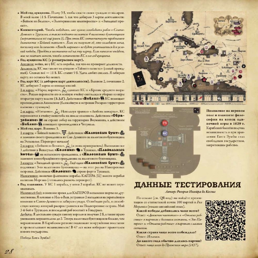 Настольная игра - Pax Hispanica