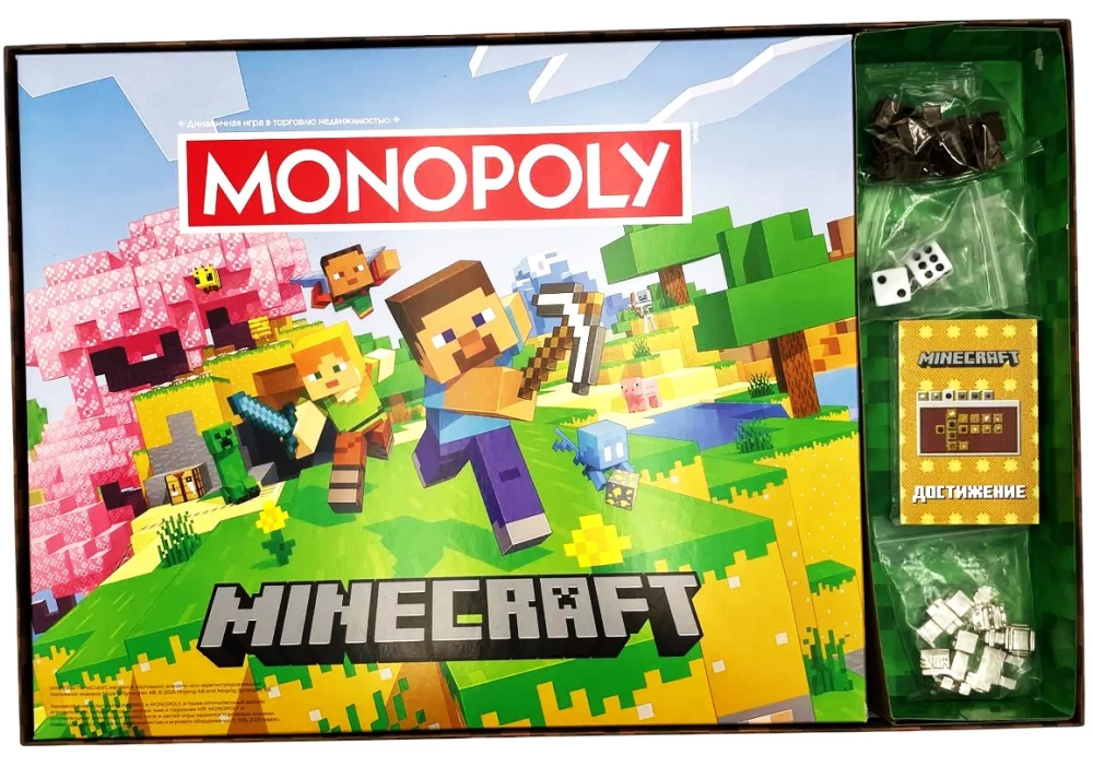 Lauamäng - Monopoly. Minecraft