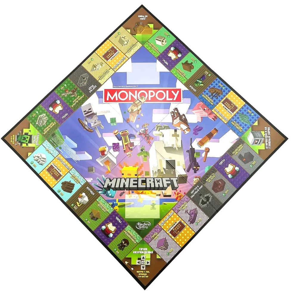 Lauamäng - Monopoly. Minecraft