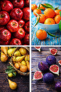 Burtnīca - Fresh Fruit, A5, 96 lapas, dažādībā
