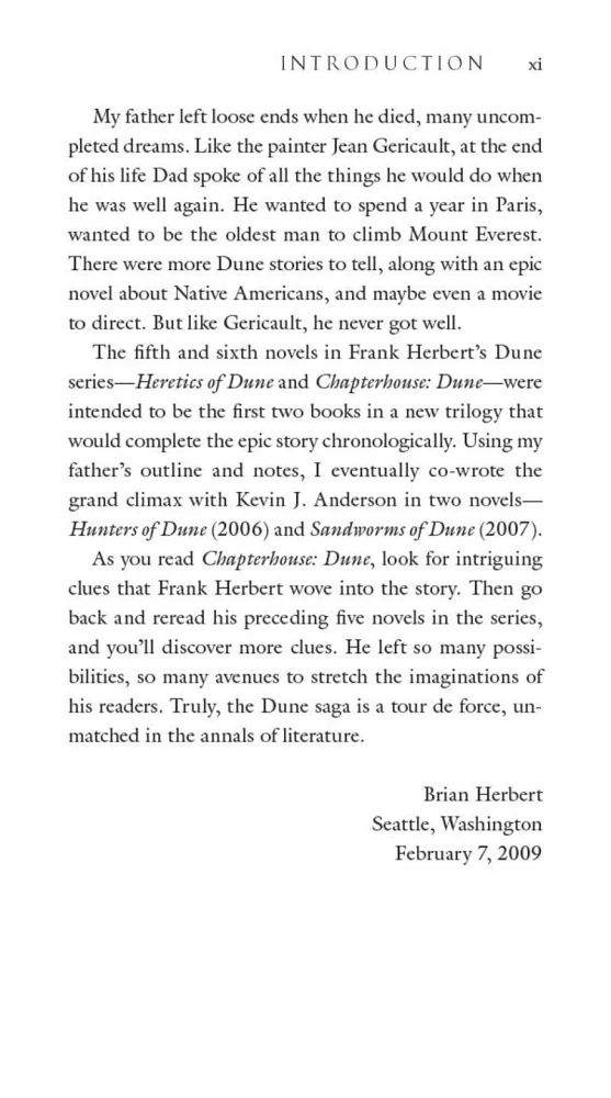 Chapter House Dune