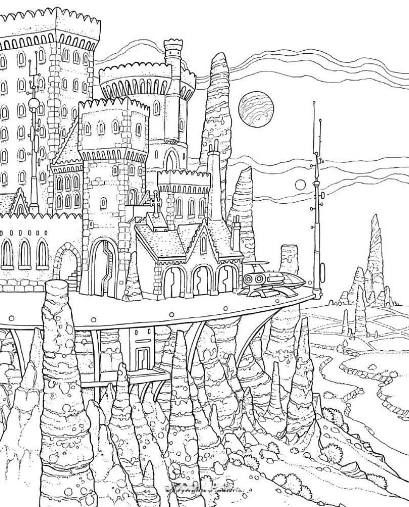 The Official Dune Colouring Book
