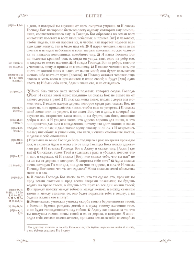 Biblija rusų sinodiniame vertime su užrašų laukais (ruda)