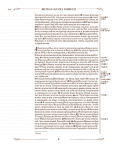 Biblija rusų sinodiniame vertime su užrašų laukais (ruda)