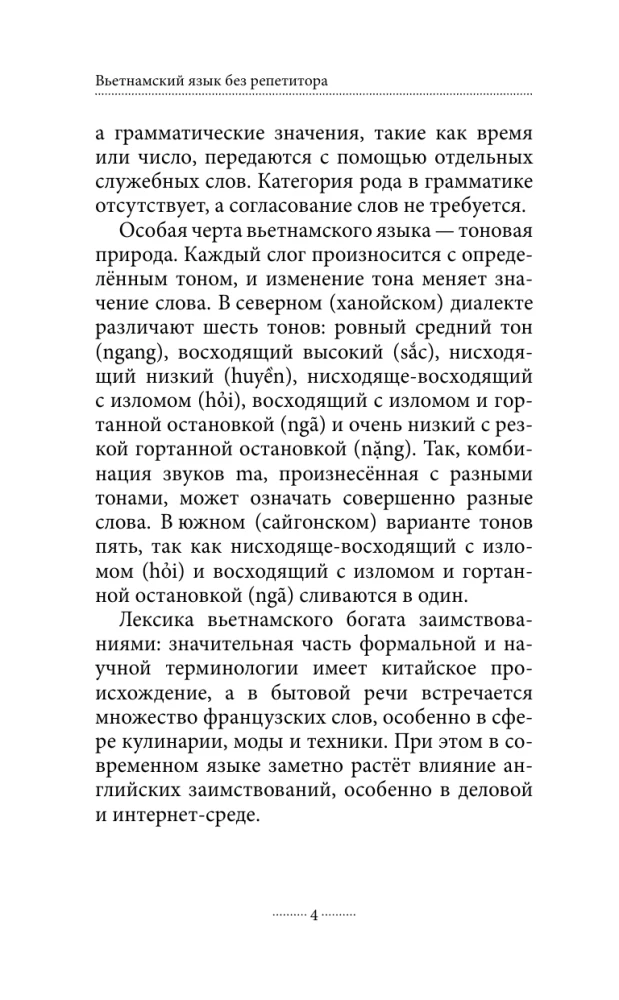 Вьетнамский язык без репетитора. Самоучитель вьетнамского языка