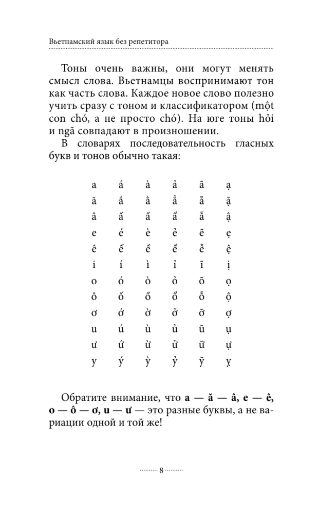 Вьетнамский язык без репетитора. Самоучитель вьетнамского языка