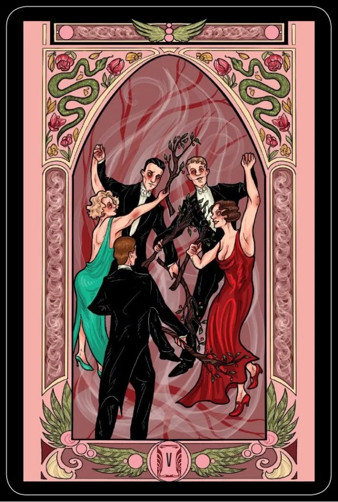 Tarot Ueita no Dekadanna (78 kārtis + ceļvedis)