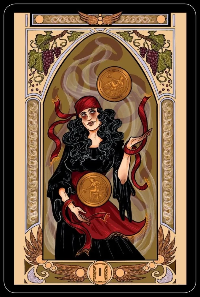 Tarot Ueita no Dekadanna (78 kārtis + ceļvedis)