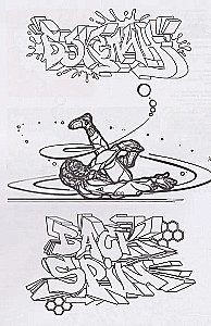 Breakdance. Graffiti. Elemente