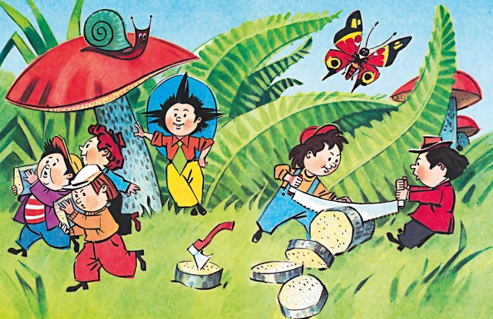 Die Abenteuer von Neznayka und seinen Freunden. Kapitel aus dem Roman