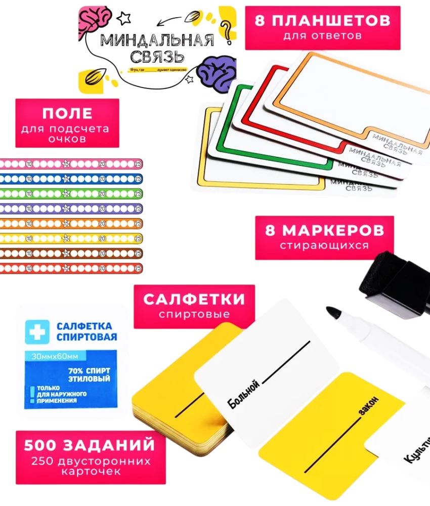 Настольная игра - Миндальная связь