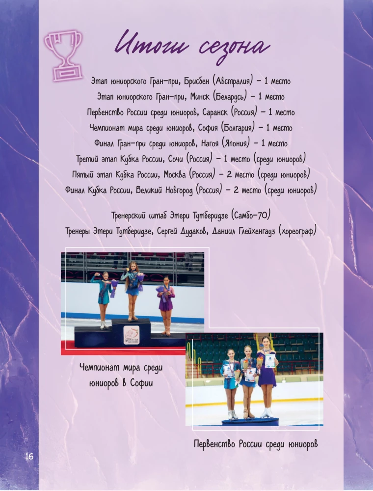 Alexandra Trusova. Fanbook