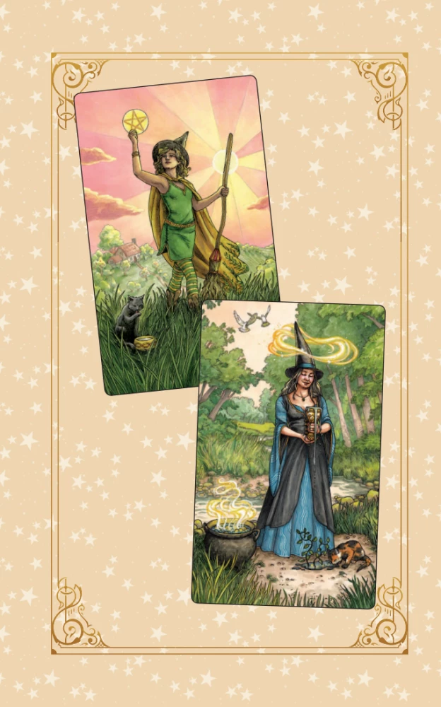 Wahrsagekarten Everyday Witch Tarot. Alltags-Tarot der Hexe (78 Karten und Anleitung)