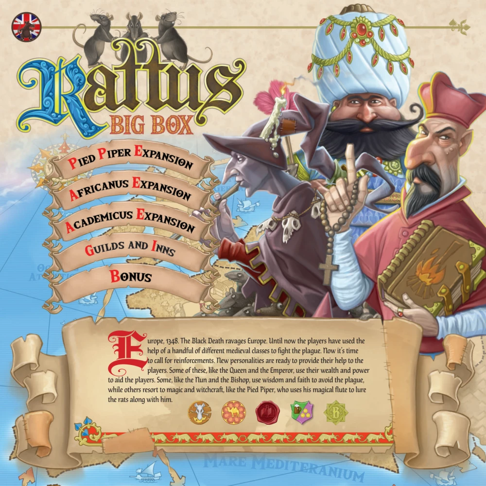 Galda spēle - Rattus. Big Box (EN)