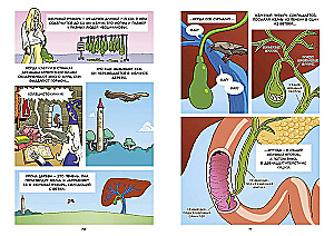 Digestion. Scientific Comic