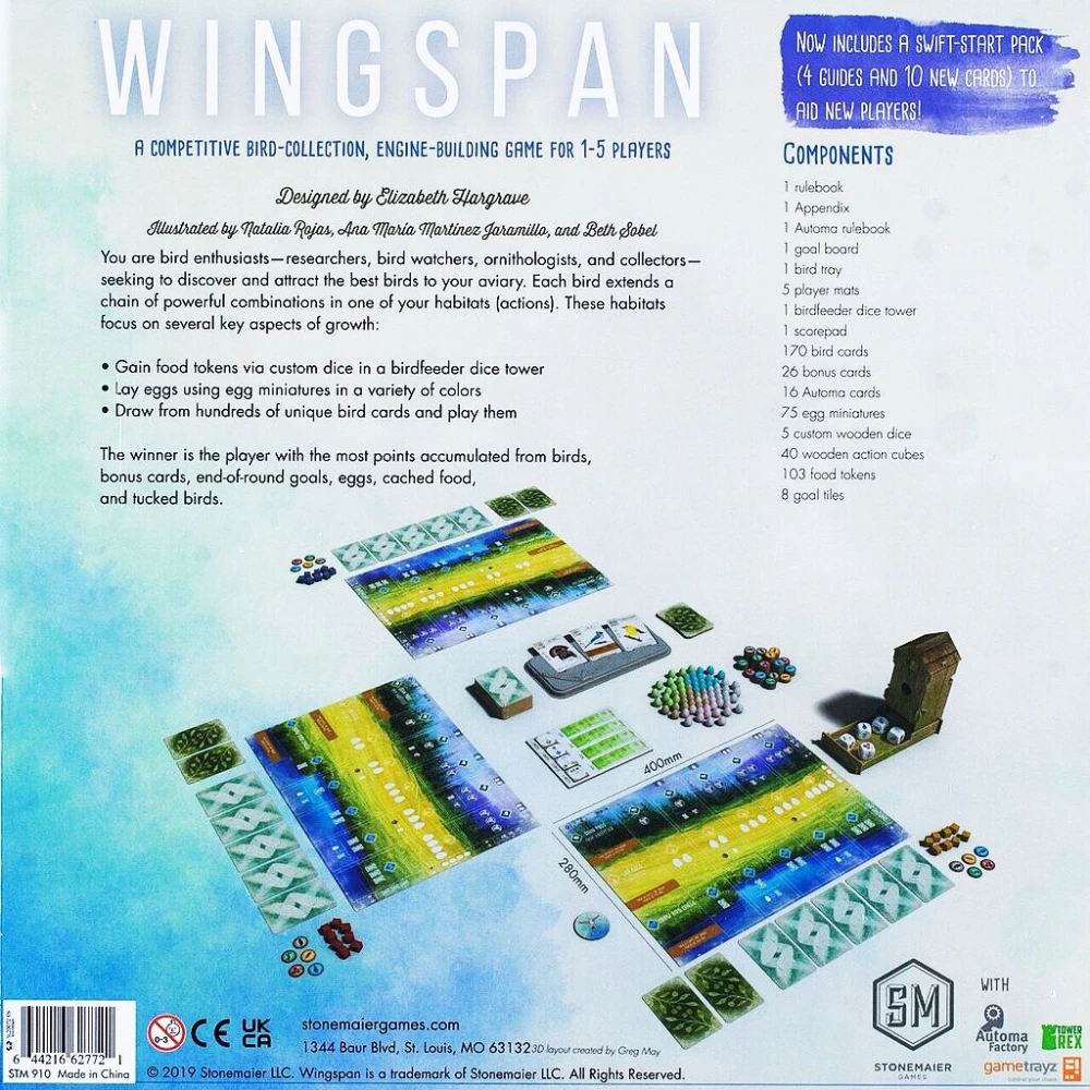 Brettspiel - Wingspan 2nd Ed (EN)