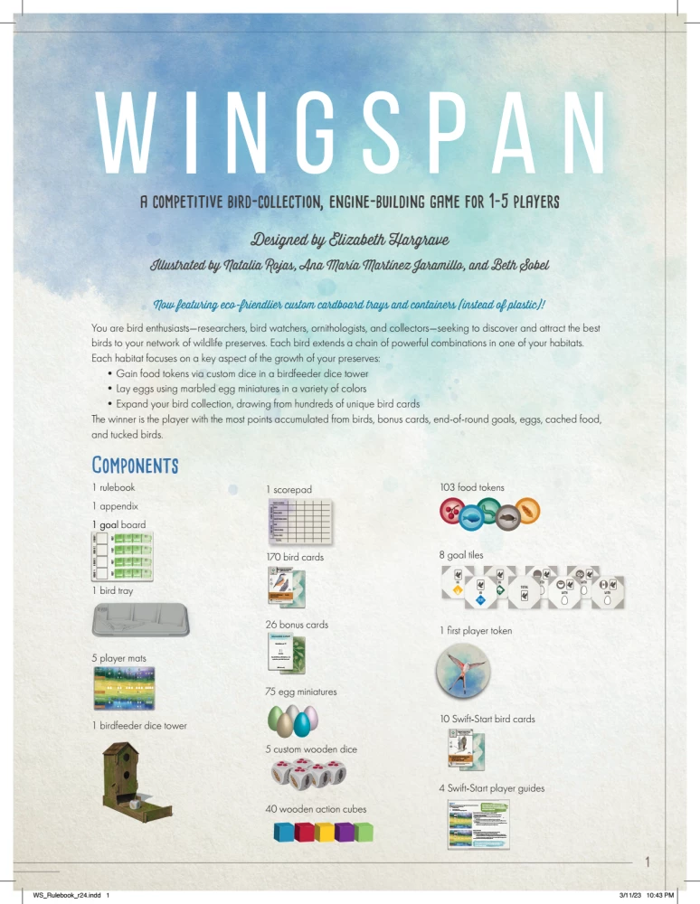 Brettspiel - Wingspan 2nd Ed (EN)